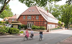 Tagen in der Lüneburger Heide, südlich von Hamburg, Nähe Bremen und Hannover