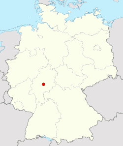 Lage des Hotels in Deutschland Lage des Hotels in Deutschland